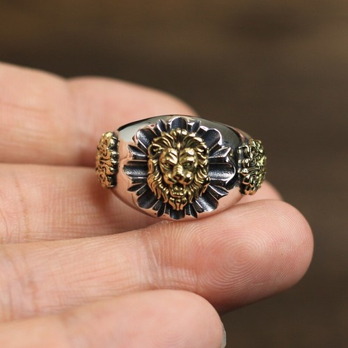 925 silver plated lion - 925,